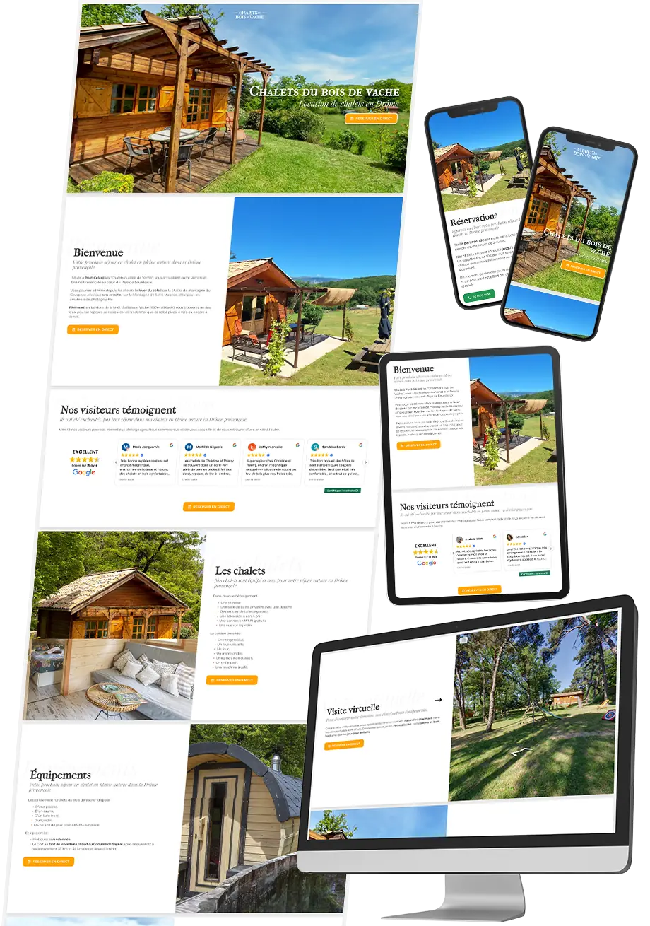 Chalets du Bois de Vache - Location de chalets en bois Drôme